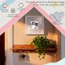 THYGIFTREE Baby Shower Gifts for New Mom, Expecting Parents | Sentimental Tiny Miracle Keepsake Picture Frame | Rainbow Baby Gift, Push Present for Wife, First Time Mom Gifts, Gift from Grandparents