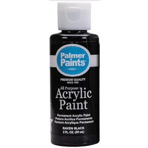 Palmer Paints Acrylic Paint Raven Black 2fl.oz.