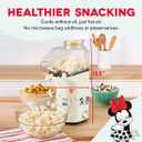 Disney DASH Fresh Pop Popcorn Maker - Oil-Free, Air Popcorn Popper - With Measuring Cup & Recipe Guide - Perfect for Movie Nights - 16 Cups, Mickey & Minnie Design