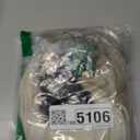 Wiggy Mermaid Sea Witch Wig+Shell Necklace+Earrings Accessories for Women Wicked Undersea Witch Cosplay, Short Silver White Grey Layered Crazy Wig+Cap for Halloween Costume Cosplay