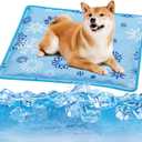 Upgrade Dog Cooling Mat Portable Water Injection Pet Cooling Pad Summer Self Cooling Ice Silk Pet Blanket Washable