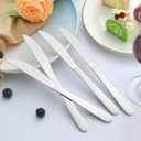 36-Piece Butter Knives, Dinner Knife Set (9 Inches), Food Grade Stainless Steel Table Knife, Knives Silverware for Home/Restaurant/Kitchen, Dishwasher Safe & Mirror Polished
