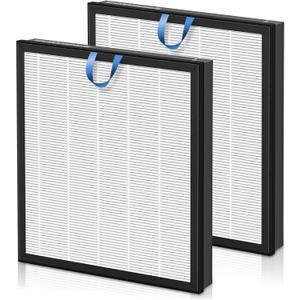 Vital 100S Replacement Filter for LEVOIT Vital 100S and Vital 100S-P Air Purifier, High-Efficiency Activated Carbon Filter, Vital 100S-RF, 2 Pack, White
