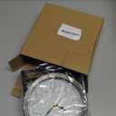 Modern Silvery Table Clock on Stand  Decorative Desk & Shelf Mantel, Farmhouse Non-Ticking, Home Dcor for Living Room, Bedroom, Bedside, Office  Elegant Gift (Silvery)