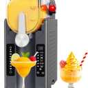 Slushie Machine: No Ice Needed All-in-One Slushy Maker for Home, Real-Time Temp Display, Auto-Clean, 6 Preset | Frozen Margaritas, Cocktails, Frapps, Ice Cream, Smoothies, Milkshakes,Summer Parties