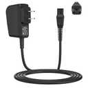 15V Charger Cord Compatible with Philips Norelco HQ8505 3000 5000 6000 7000 9000 Series (Older Model) Multigroom MG5750 MG7750 MG7770 MG7790 Electric Shaver Razor Trimmer Adapter Charging Cord (Black)