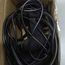 AORAEM UV LED Nail Lamp, Quick Drying UV Light for Gel Nails Foot Control LED Nail Cure Lamp, Flash Cure Light with Black Gooseneck and Clamp for Gel Nails