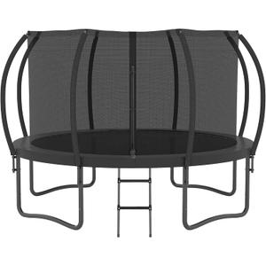 ALTLER Trampoline 12FT 14FT Enclosure Net Outdoor Jump for Kids and Adults Round ASTM Approved 400/450LBS Weight Capacity
