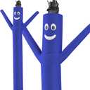 LookOurWay Air Dancers Inflatable Tube Man Attachment - 10 Feet Tall Wacky Waving Inflatable Dancing Tube Guy for Business Promotion - Blower Not Included - Blue