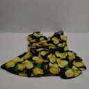 AONTUS Plus Size Vintage One Piece Swimsuits with Tummy Control Boy Shorts for Women Retro Swimwear Removable Soft Padding (22-24, Rich-lemon Fruit)