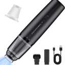 Car Handheld Vacuum Cordless 13000 PA Suction Power, Portable Mini Vacuum Cleaner, Black+Gray