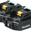 Makita BL1820B-2 18V Compact Lithium-Ion 2.0Ah Battery Twin Pack