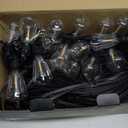 LED Outdoor String Lights 100FT, Waterproof Patio Lights with 52 (50+2 Spare ST38 Shatterproof Replaceable Bulbs), Connectable Dimmable Outside Hanging Light for Porch Garden Deck Bistro Backyard