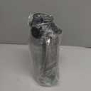 AQUAFIT 64 oz Water Bottle with Time Marker - 2in1 Straw & Chug Lid - BPA Free Big Water Bottle with Straw - Gym Water Bottle with Strap - Water Jug (64 Ounces, Gray)