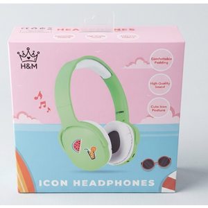 Icon Headphones Green