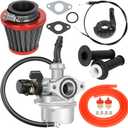 YOXUFA PZ19 Carburetor 19mm Carb for 110cc 125cc 50cc 70cc Pit Dirt Bike ATV Apollo TaoTao Baja Coolster SSR Xmotos X-Pro Thumpstar Chinese 4 Wheeler Quad 4 Stroke Parts