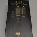 3 in 1 Rotating Hair Dryer Brush,Negative Ionic Professional Brush Blow Dryer with Detachable Brush(2" & 1.5"),3 Heats and 2 Speeds Rotating Hot Air Brush for Curling,Straight,Drying