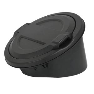 Fuel Filler Door Locking Gas Tank Cap Cover Compatible with Jeep Wrangler 2018-2023 JL & Unlimited Gas Tank Cap Aluminum Fuel Filler Door Cover