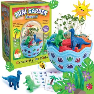 Creativity for Kids Mini Garden Dinosaur: Terrarium Kit for Kids  Dinosaur Crafts for Boys, Dinosaur Toy and Science Kit for Kids, Easter Basket Stuffers (Ages 6+)