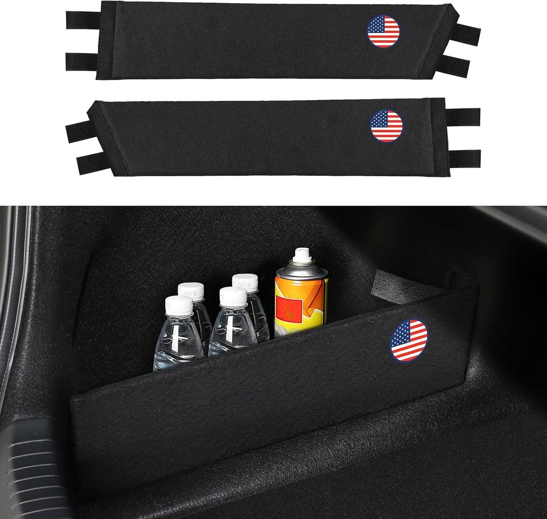 2PCS Rear Trunk Organizer Side Divider Board Compatible with 11th Gen Honda Accord 2023 2024 2025 Interior Accessories