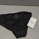 Girls Swim Bikini Bottoms with Fully Lined, UPF 50+ Sun Protection Swimsuit Soft Quick-Dry for Beach Pool (Black), Size 14