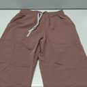 Scrubs for Women Set Soft Sleeveless Stand-Up Collar Scrub Top & Straight Leg Scrub Pant, 9 Pockets, Yoga Waistband (Brown, M)