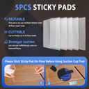 Heavy Duty Floor Gap Fixer Tool, Professional Vinyl Floor Gap Repair Tool for Laminate Flooring, 45 Striking Surface & Enhanced Suction Cup, Includes 5pcs Extra Sticky Pads