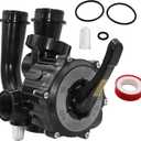 SP0710XR50 Backwash Valve Coupling Compatible with Hayward Pro-Series Vari-Flo Vertical Grid DE Filters with 1-1/2-inch NPT PortsBlack