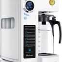 Bluevua RO100ROPOT Countertop Reverse Osmosis Water Filter System, Portable RO Filtration with Remineralization, No Installation, WQA Certified - ROPOT-UV, 6-Stage RO