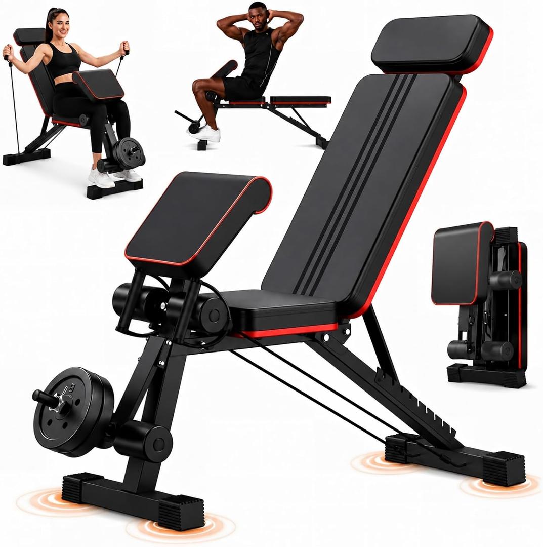 880LBS Adjustable Weight Bench, 880LBS Extra Large