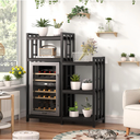 Mini Fridge Stand,6-Tier Standing Shelf Units,Heavy-Duty Microwave Stand