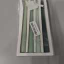 Green Taper Candles 10 inch Set of 4 Scented Tapered Candles Dripless and Smokeless Long Candle Colored Dinner Candlesticks for Christmas Home Dinner Party Wedding Festival Churches