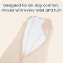 Extra Large Toddler Sleep Sack with Feet, 1.0 TOG Baby Sleeping Bag with Legs, Wearable Blanket for 2T, 3T, 4T Walkers (White)