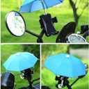 2Pack Phone Umbrella, Cell Phone Umbrella for Sun Shade Mobile Phone Holder with Universal Adjustable Cute suction Cup For Outdoor, Beach