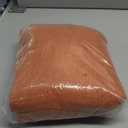 LAMIT Burnt Orange Sheer Linen Curtains, 84 inch Light Filtering Semi Sheer Panels Back Tab and Rod Pocket Farmhouse Rust Drapes for Bedroom/Living Room, 2 Panels, 52 x 84 Inch