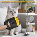 Pet Hair Removal Glove for Dogs & Cats, Newly Upgraded Reusable Electrostatic Pet Hair Glove, Magic Brush Pet Hair Remover Tool for Clothing, Couch, Carpet, Car Seat (BlackYellow)