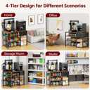 3D Printer Stand with Filament Storage Rack, 3D Printer Table with Power Outlet, 3-Tier Filament Holder with Drawer, 3D Printer Filament Stand Organized for Office Workshop Studio Office