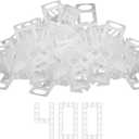 Storystore Tile Leveling System Tiles Leveler Spacers, 400-Piece Leveling Spacer Clips - 1/8 Inch Tile Spacers Lippage Free Tile and Stone Installation for PRO and DIY