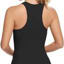 MathCat Workout Tops for Women Racerback Tank Tops Seamless Running Tank Tops Muscle Tank, S