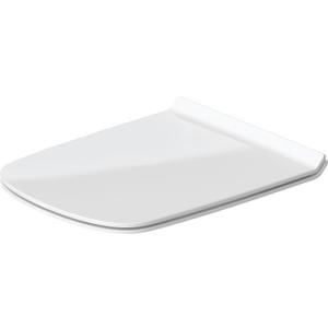 Duravit DuraStyle Elongated Toilet seat White High Gloss, Slow Closing, Stainless Steel Hinges
