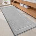 Runner Rug 30" x 72", Barhroom Rug for Kitchen, Hallway, Floor | Non Slip, Absorbent and Quick Drying, Absorbent, Washable Rug for Bathtub, sink, Shower, Bedroom, Laundry, Floor