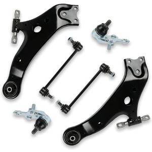 6pc Front Lower Control Arm Ball Joint Sway Bar Link Kit for 2010-2019 Lexus RX350 RX450H RX350L, 2008-2019 Toyota Highlander, 2009-2016 Venza, K622944 K622945 K500187 K500188 K90344