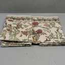 jinchan Floral Washable Runner Rug 2x6 Vintage Spring Summer Hallway Rug Non-Slip Lightweight Soft Thin Kitchen Low Pile Distressed Red Green Carpet for Bathroom Laundry Room Bedroom Entryway