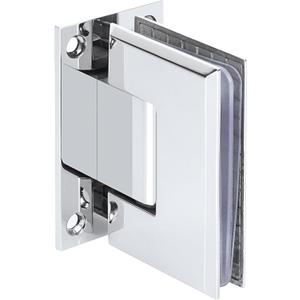 Alise Glass Shower Door Hinge,Hinges for Glass Doors,Heavy Duty Solid SUS304 Stainless Steel 90 Cabinet Hinges Wall to Glass,Frameless Shower Doors Hardware Replacement Part,Polished Chrome BL9900-C