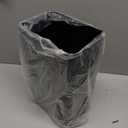 TIPGO Bathroom Trash Can with Lid, 10 Liter/ 2.6 Gallon Slim Garbage Can, Small Trash Bin Waste Basket with Pop-Up Lid for Kitchen, Bedroom, Living Room, Office (Black)