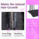 IDN BEAUTY 5+4 Invisible Seamless Clip in Hair Extensions Human Hair Combo Pack, Body Wave 20 Inch 140g 5pcs Invisible Edge and 4pcs Seamless Clip ins for Black Women Natural Black No Leave Out
