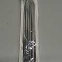 6 Pack Ultra Long Bent Metal Straws, 14 Inch Extra Long 304 Stainless Steel Reusable Drinking Straws with Cleaning Brush for 100oz Tumbler, 12.5oz Tall Wine Bottle, 64oz Water Bottle, 128oz Water Jug