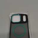 YINLAI Case for iPhone 17 Pro Max, Magnetic Case [Compatible with Magsafe] Supports Wireless Charging Slim Translucent Matte Women Men Shockproof Protective Back Phone Cover 6.9 Inch, Black/Navy Blue 