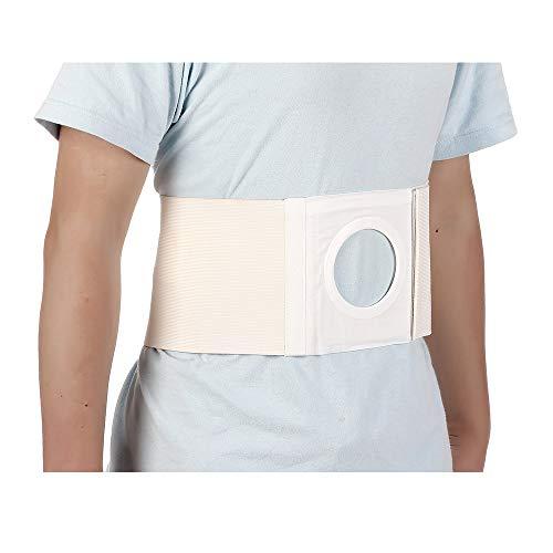 Mybow Ostomy Hernia Belt Wraps Colostomy Ostomy Support Belts for Men Women Underwear Stoma Protector Colostomy Bag Ostomy Pouch Abdominal Binder - 3.14" Opening (M)