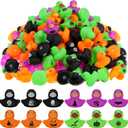 Junkin 600 Pcs Halloween Rubber Ducks Bulk Mini Rubber Ducks Small Duck Bulk for Halloweens Party Favors (Halloween Duck)